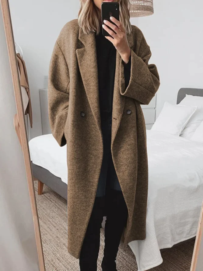Delphine | Eleganter und warmer Wintermantel für Damen