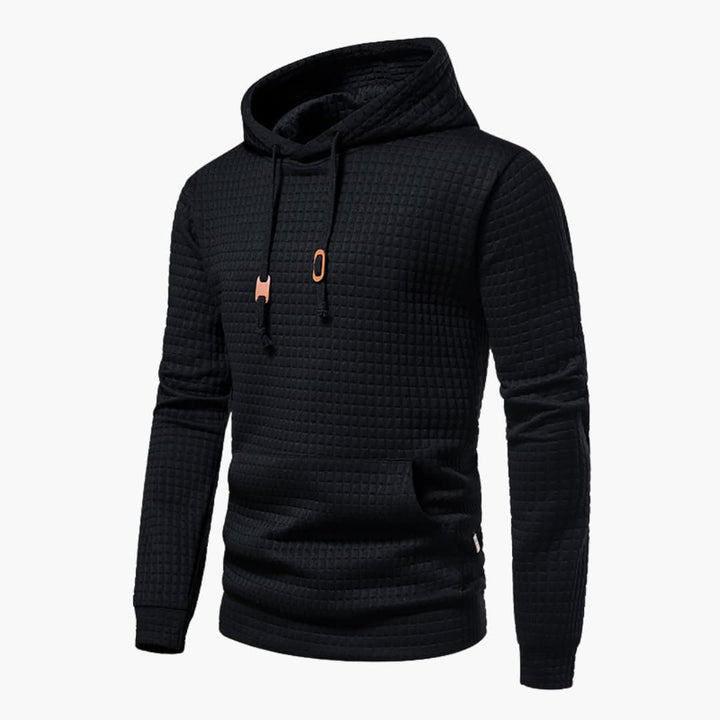 Andrea | Stylisches Karomuster Herren Kapuzenpullover