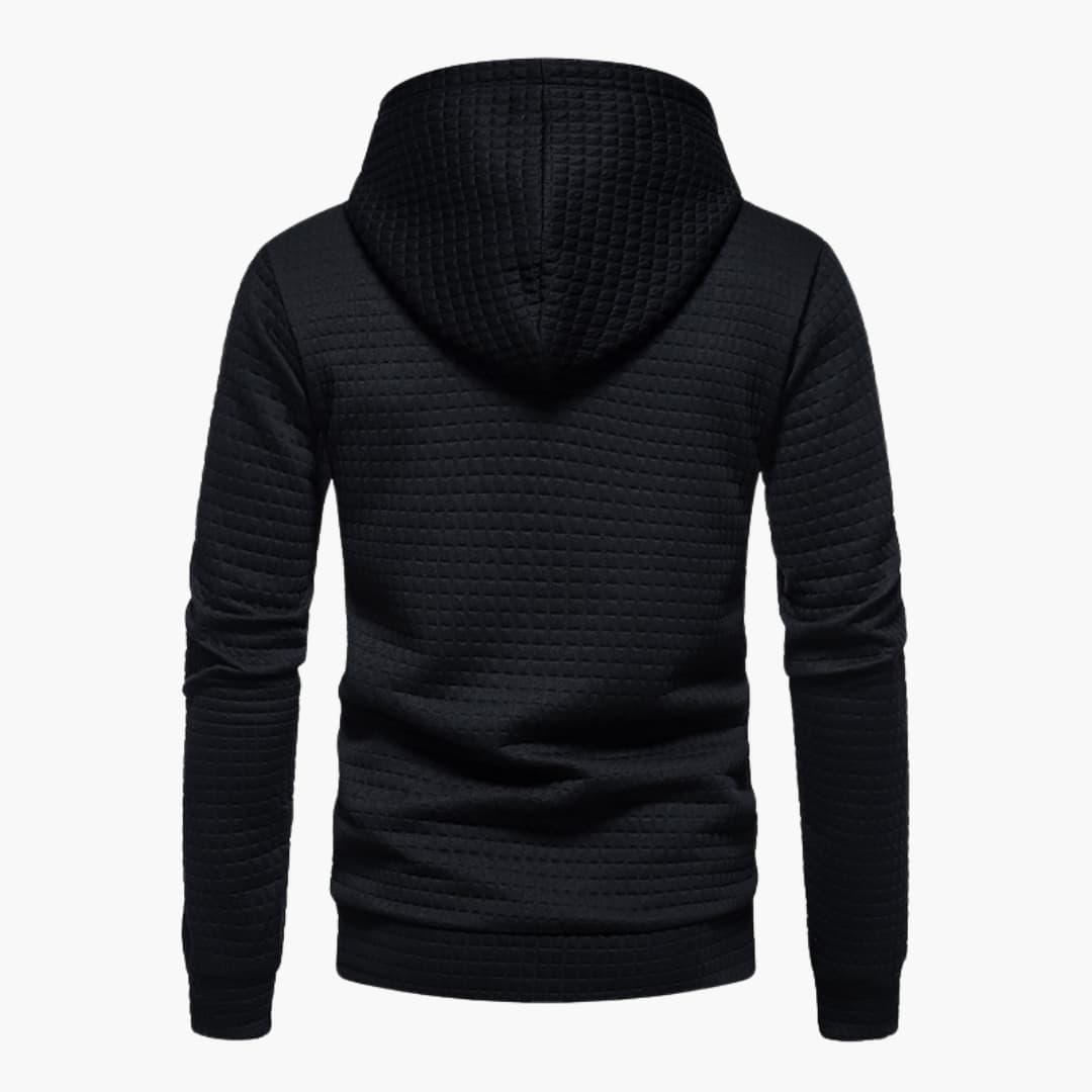 Andrea | Stylisches Karomuster Herren Kapuzenpullover