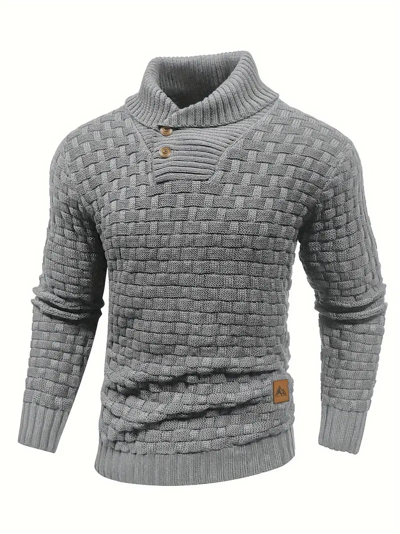 Mark | Elegantes gewebtes Design Herrenstrickpullover