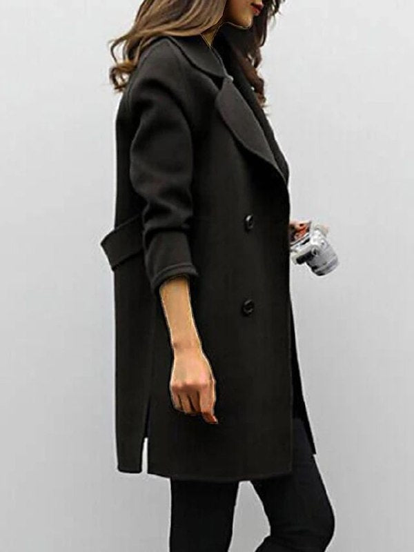 Sylvie | Eleganter Damenmantel aus Wolle