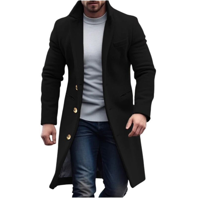 Damien | Elegante Vielseitigkeit Trenchcoat für Herren