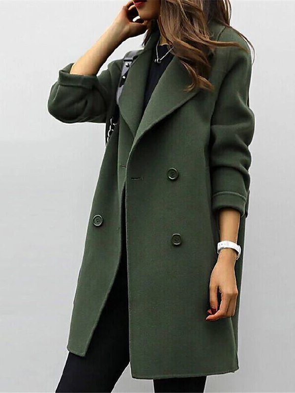 Sylvie | Eleganter Damenmantel aus Wolle