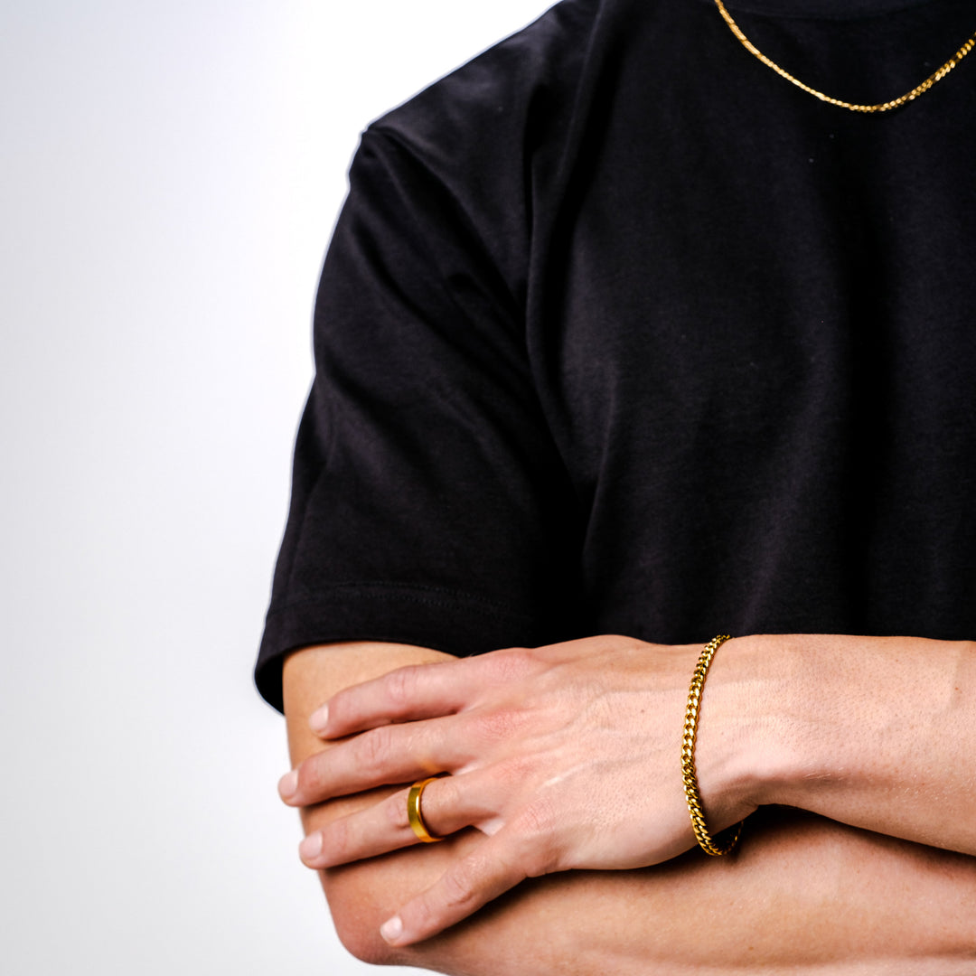 Cuban Bracelet 5MM (Gold)