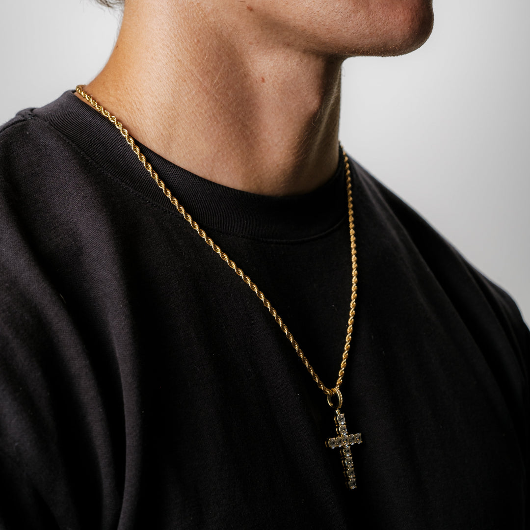 Gold Cross Pendant (Gold)