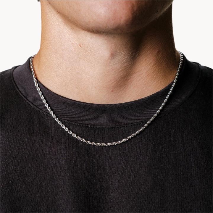 Rope Chain 3MM (Silver)