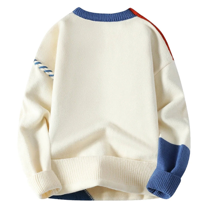 Bogdan | Artistic Patchwork Design Damenpullover