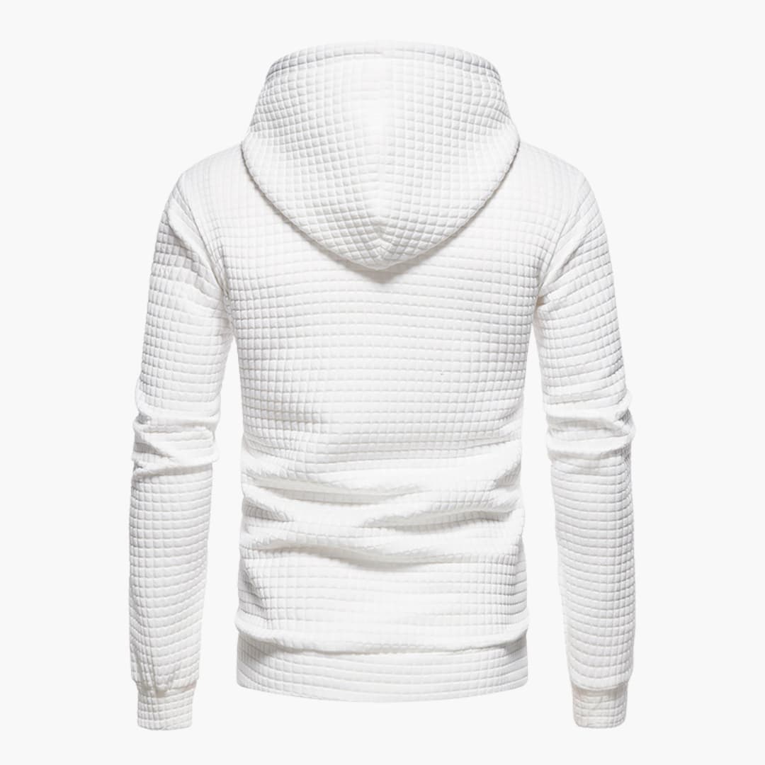 Andrea | Stylisches Karomuster Herren Kapuzenpullover