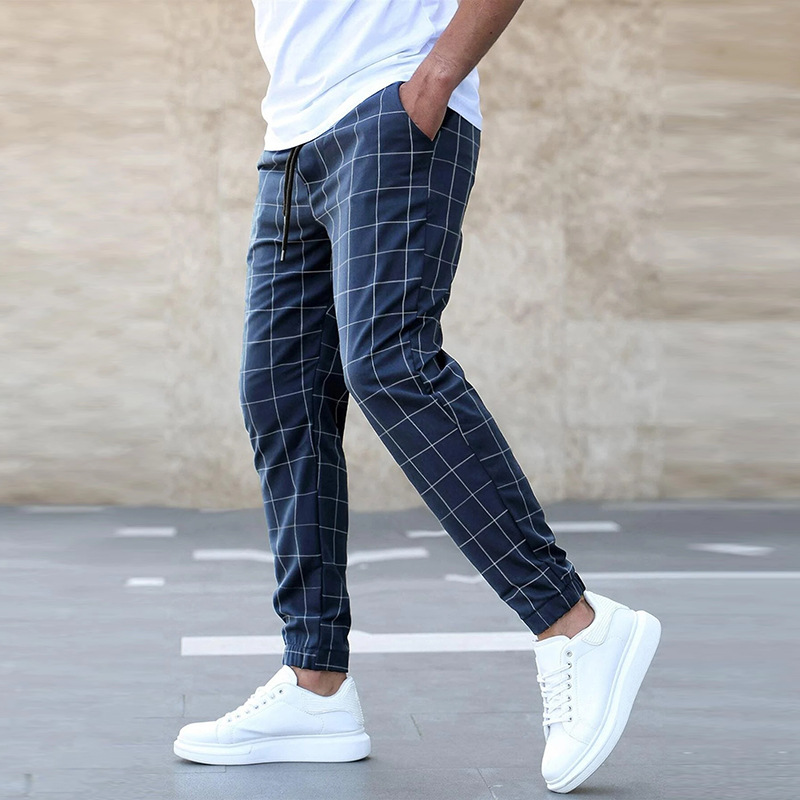 Albert | Stilvolle karierte Design Herren Sweatpants