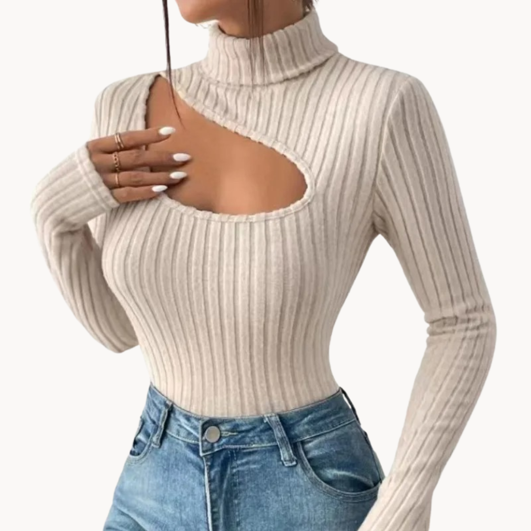 Yasmin | Hollow Knit Top