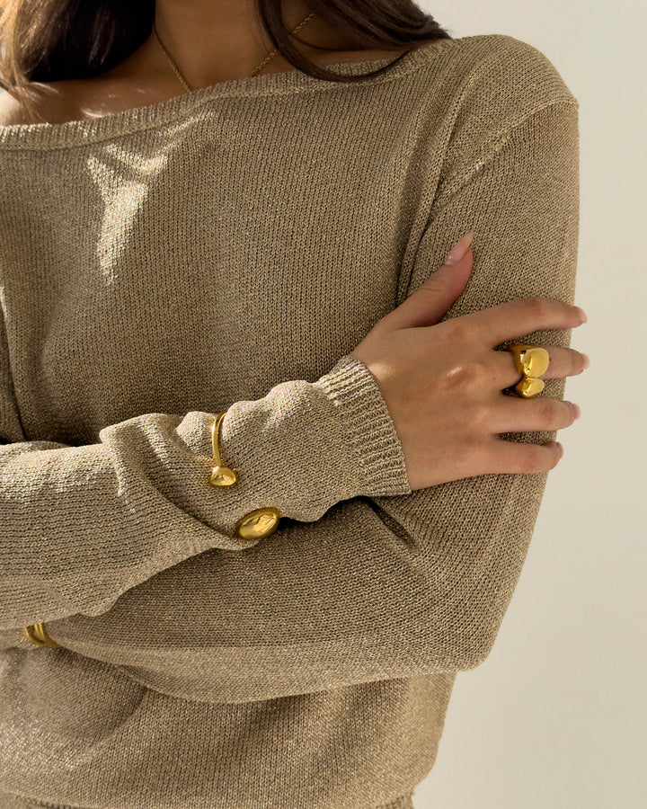 Unregelmäßiges Offenes Armband – Modernes Design für einen einzigartigen Look