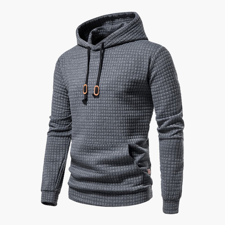 Andrea | Stylisches Karomuster Herren Kapuzenpullover