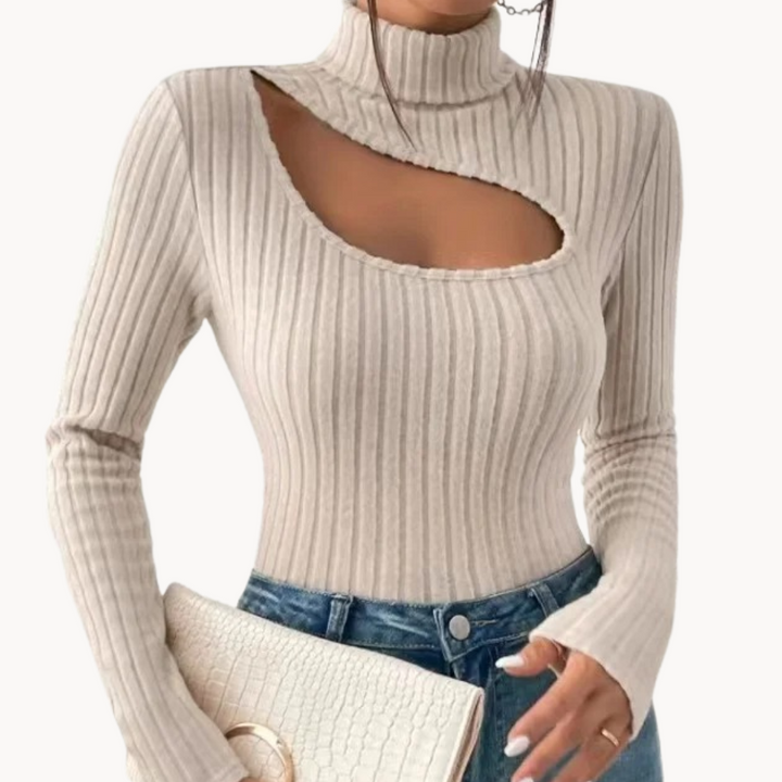 Yasmin | Hollow Knit Top