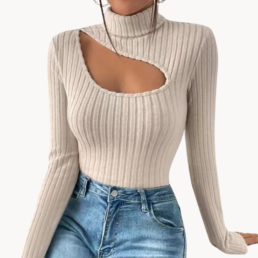 Yasmin | Hollow Knit Top