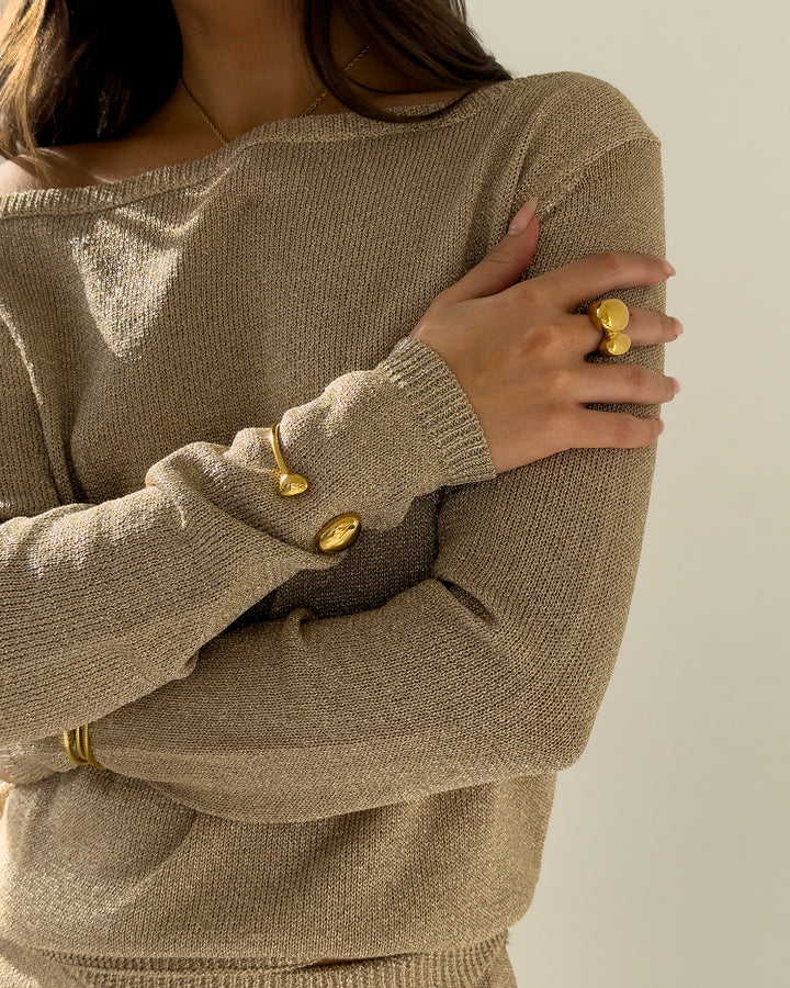 Unregelmäßiges Offenes Armband – Modernes Design für einen einzigartigen Look