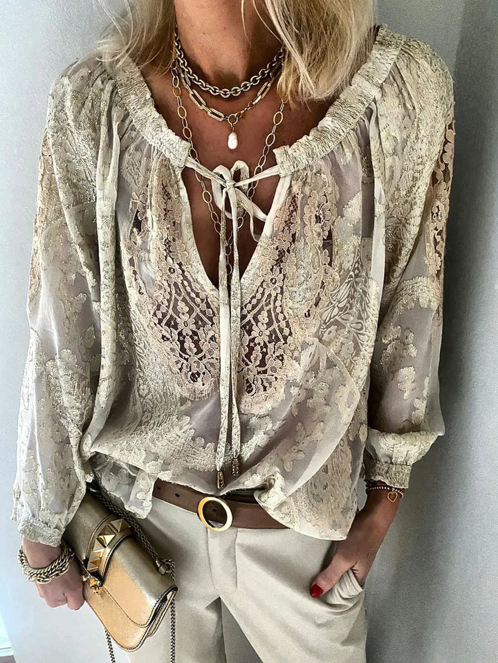 Margit | Schicke Bequeme Damenbluse