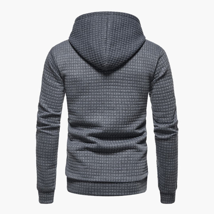 Andrea | Stylisches Karomuster Herren Kapuzenpullover