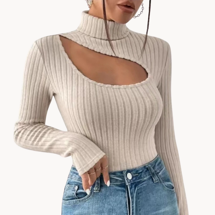 Yasmin | Hollow Knit Top