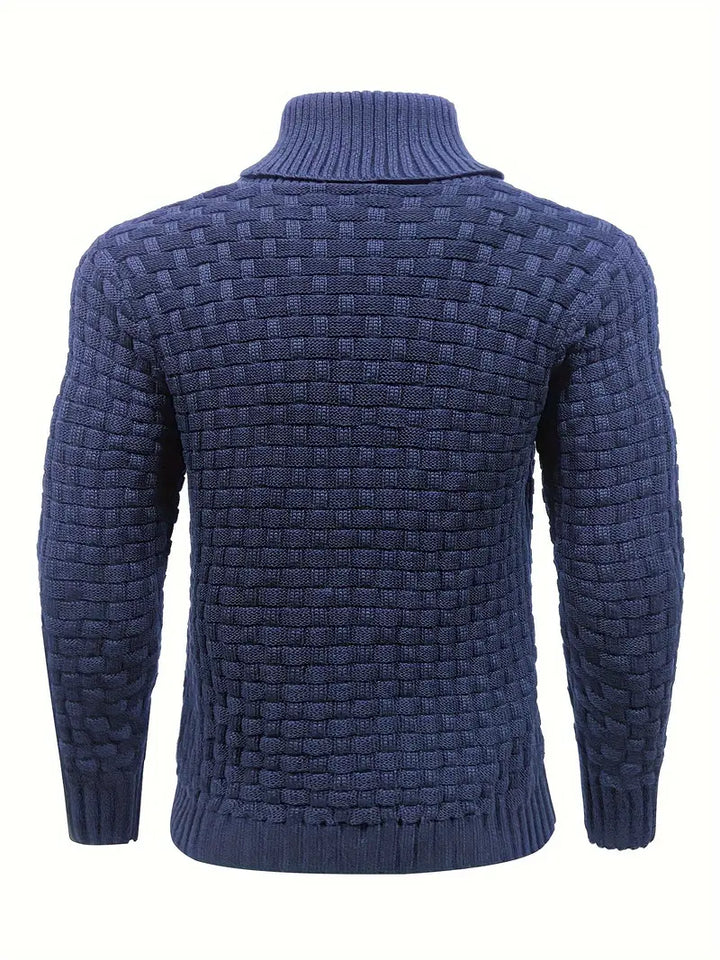 Mark | Elegantes gewebtes Design Herrenstrickpullover