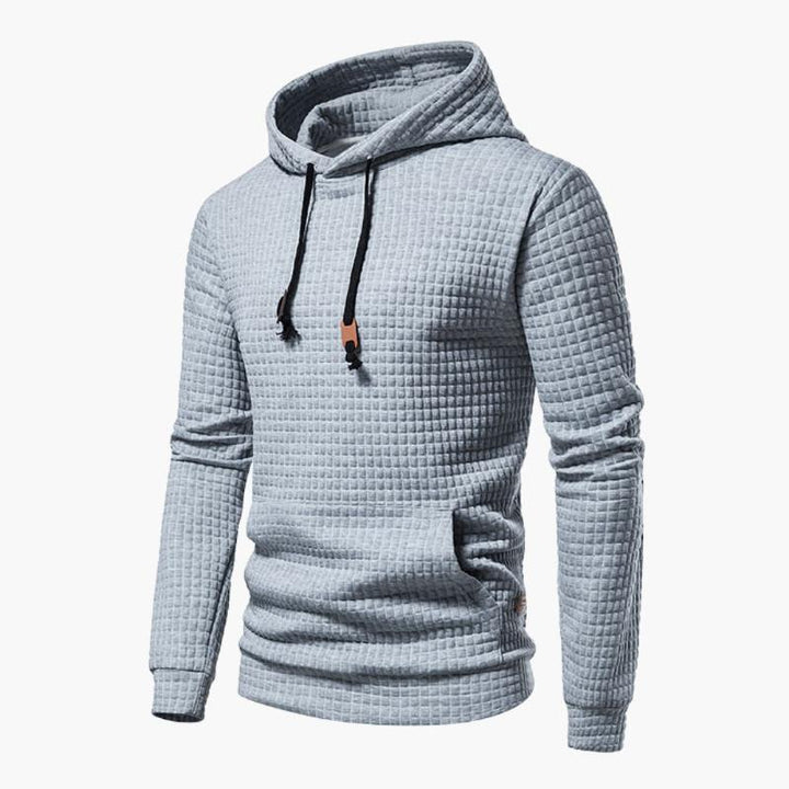 Andrea | Stylisches Karomuster Herren Kapuzenpullover