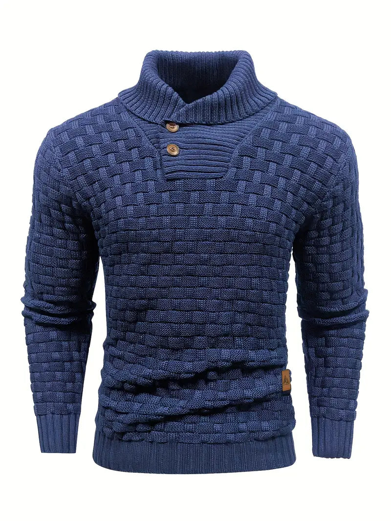 Mark | Elegantes gewebtes Design Herrenstrickpullover