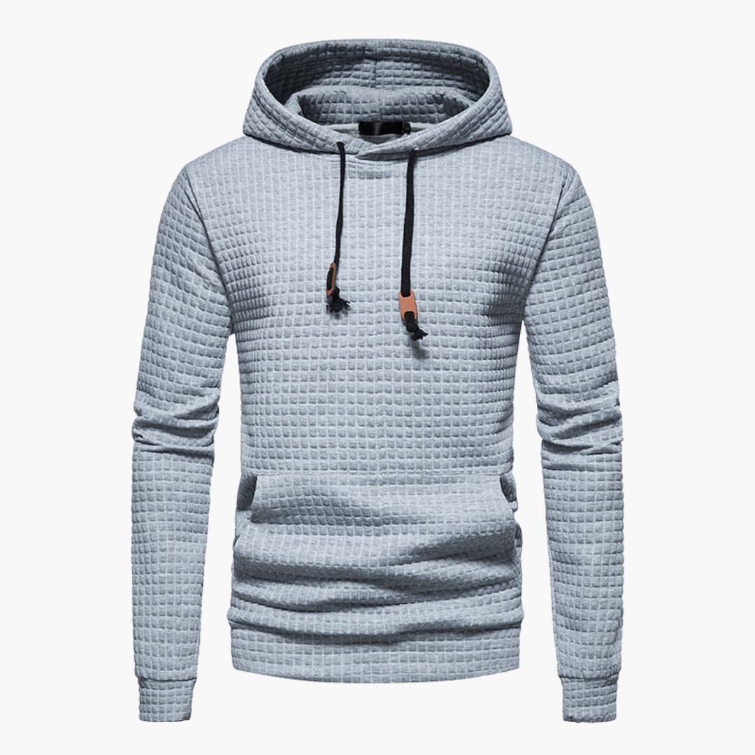 Andrea | Stylisches Karomuster Herren Kapuzenpullover