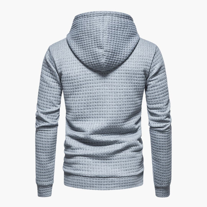 Andrea | Stylisches Karomuster Herren Kapuzenpullover