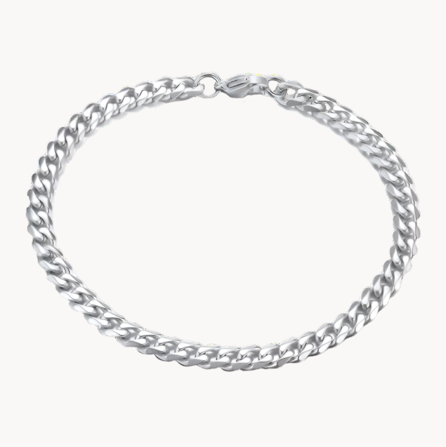 Cuban Bracelet 5MM (Silver)