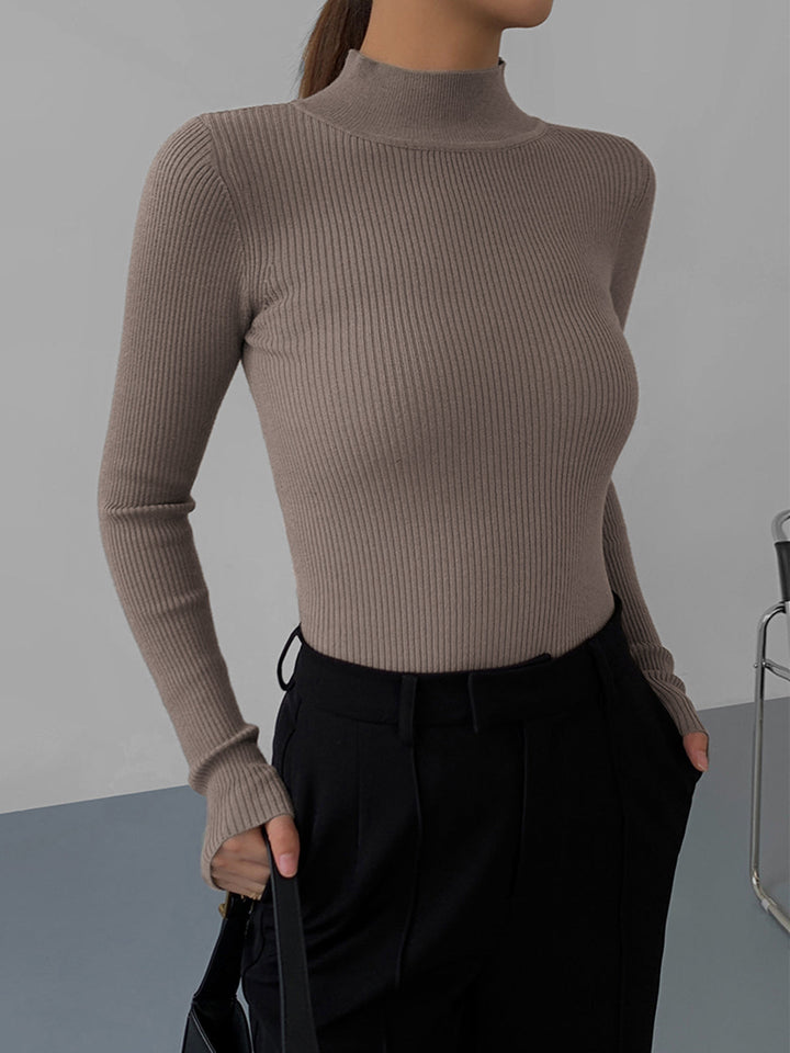 Solene | Long Sleeve Knit Top