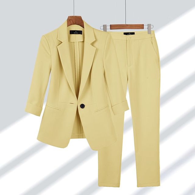 Rosangela | Elegantes Vielseitiges Damen Blazer- und Hosen-Set