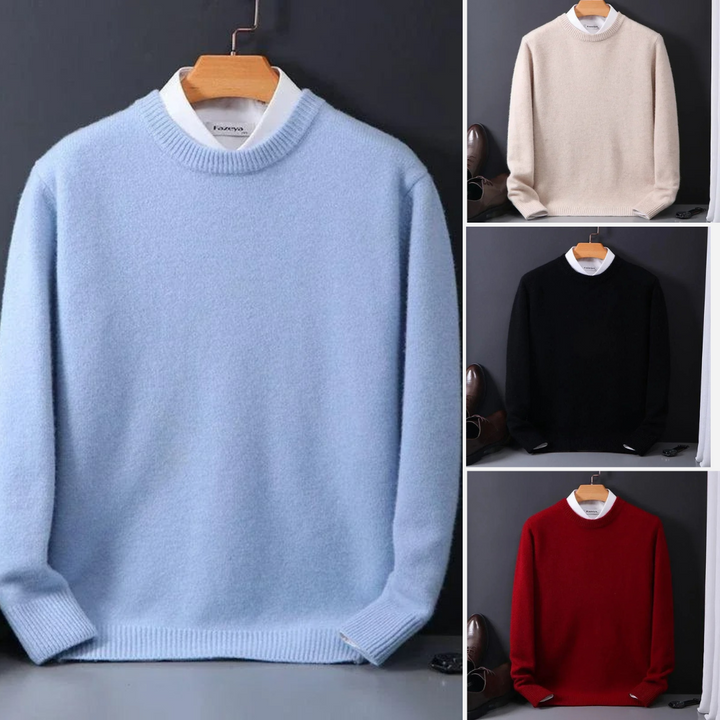 Ivan | Casual Elegant Fit Herrenpullover mit Rundhalsausschnitt