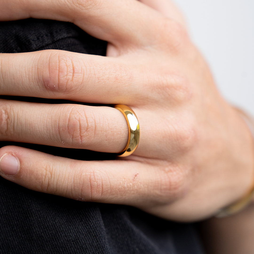 Round Band Ring 5MM (Gold)