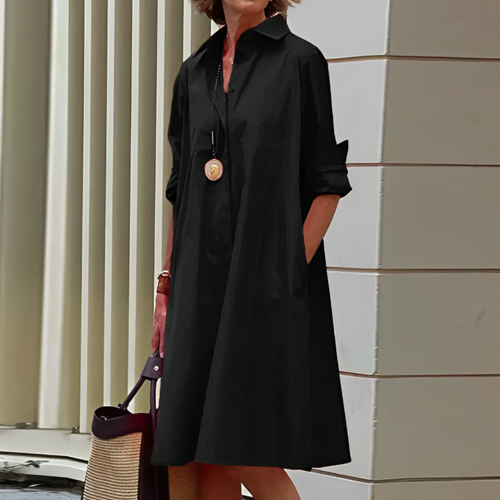 Lisbeth | Müheloser Komfort Damen Midikleid