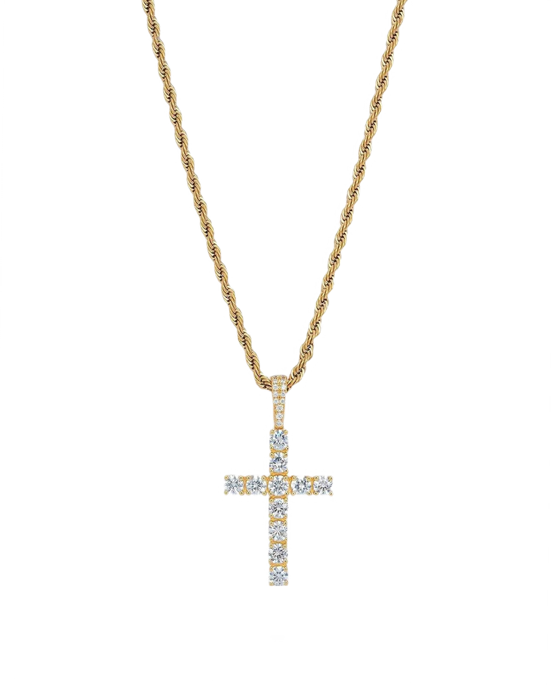 Gold Cross Pendant (Gold)