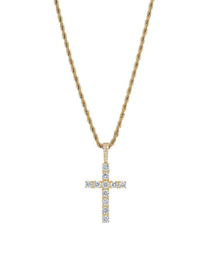 Gold Cross Pendant (Gold)