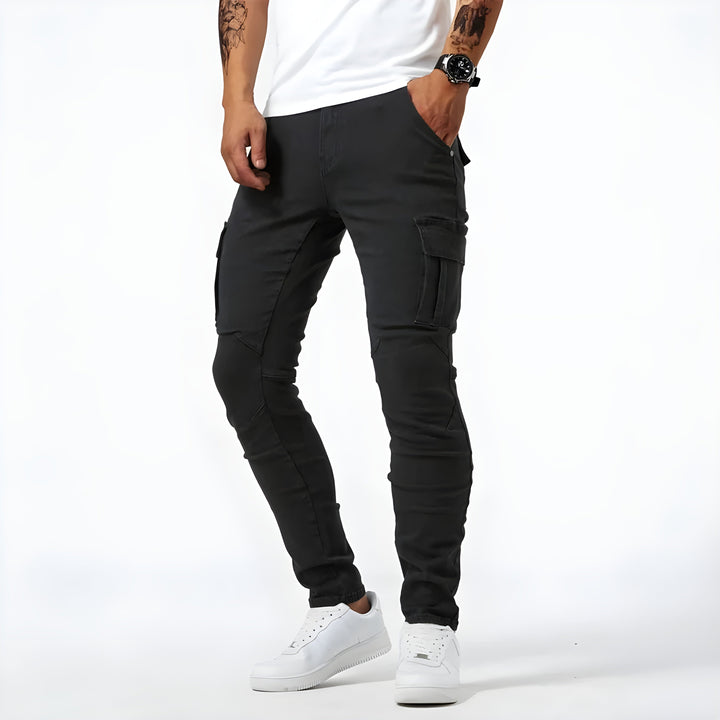 Samuel | Cargohose aus Stretch-Denim