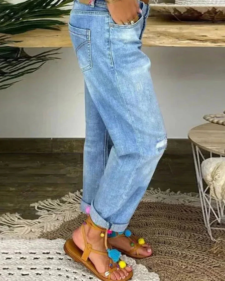 Yelina | Mühelos Frühlingsbereit Damenjeans