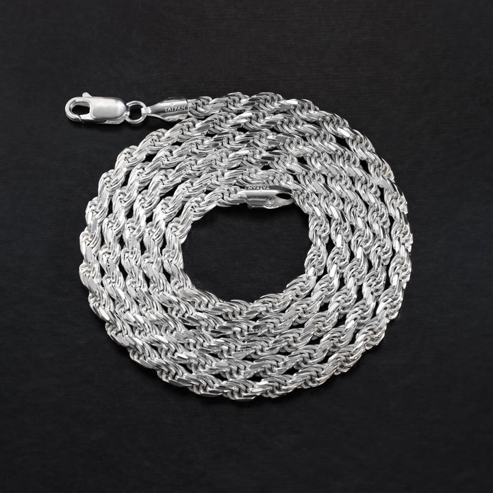 Kordelkette Rope Chain 3,5mm - 925