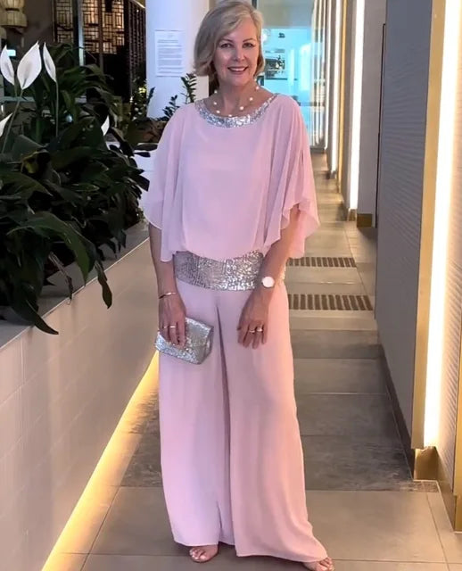 Milina | Elegantes Glitzer-Abendset für Damen