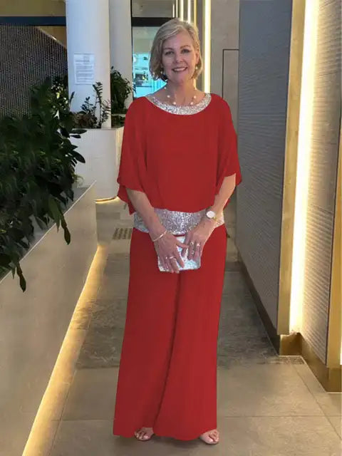 Milina | Elegantes Glitzer-Abendset für Damen