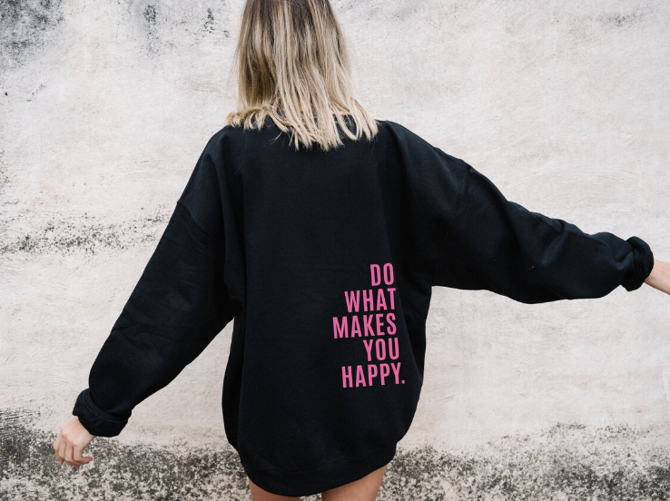 Alexandra | Cozy Inspirational Design Frau überdimensioniert Hoodie