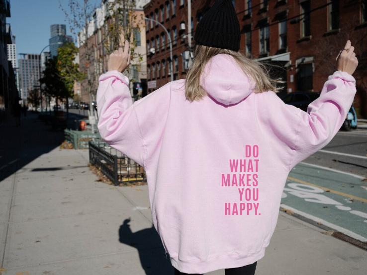 Alexandra | Cozy Inspirational Design Frau überdimensioniert Hoodie