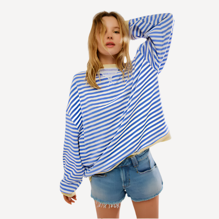 Lucy | Gestreifter Pullover