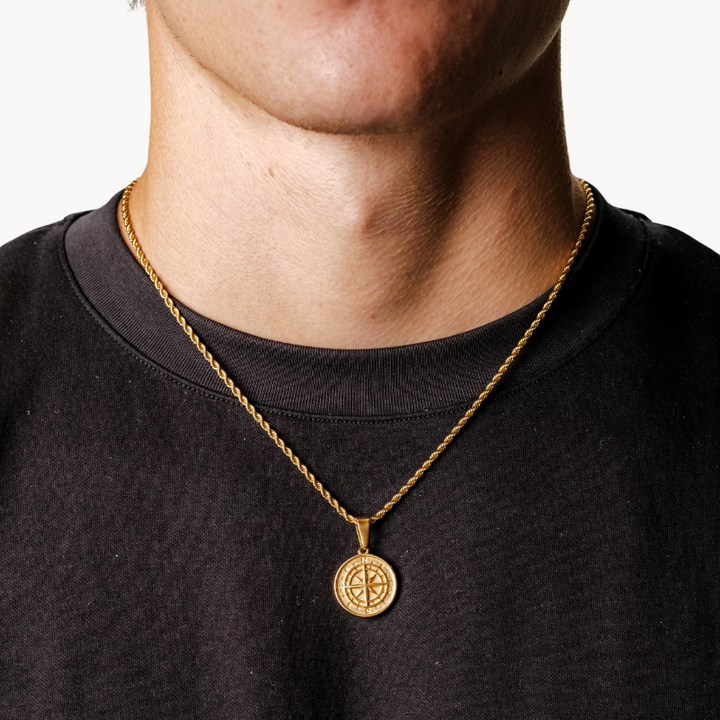 Compass Pendant (Gold)