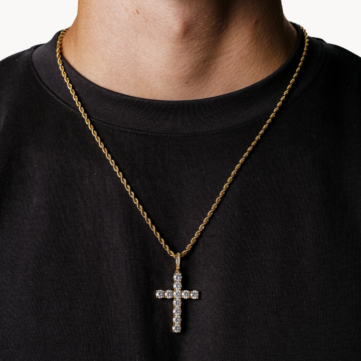 Gold Cross Pendant (Gold)