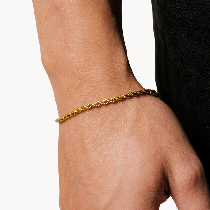 Rope Bracelet 3MM (Gold)