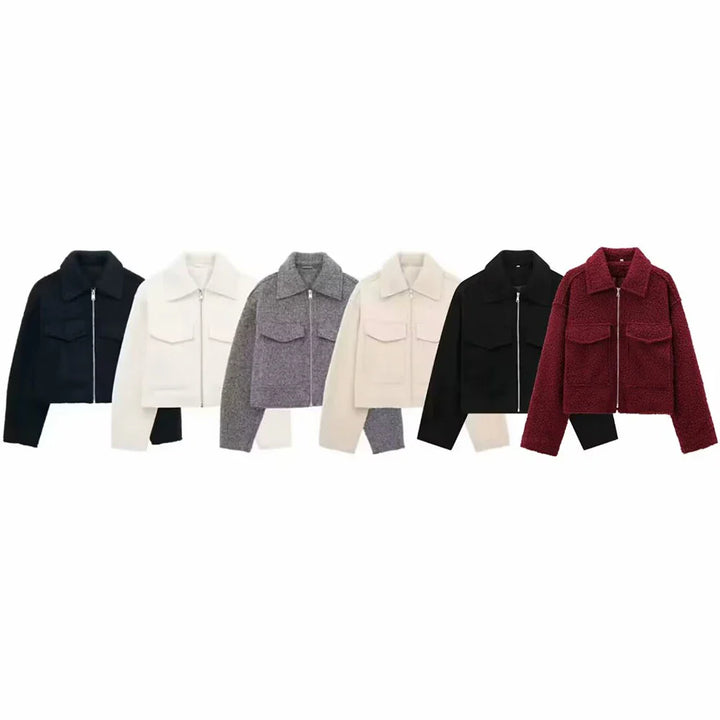 Titiana | Trendy Bequeme Herbst Damen Jacke