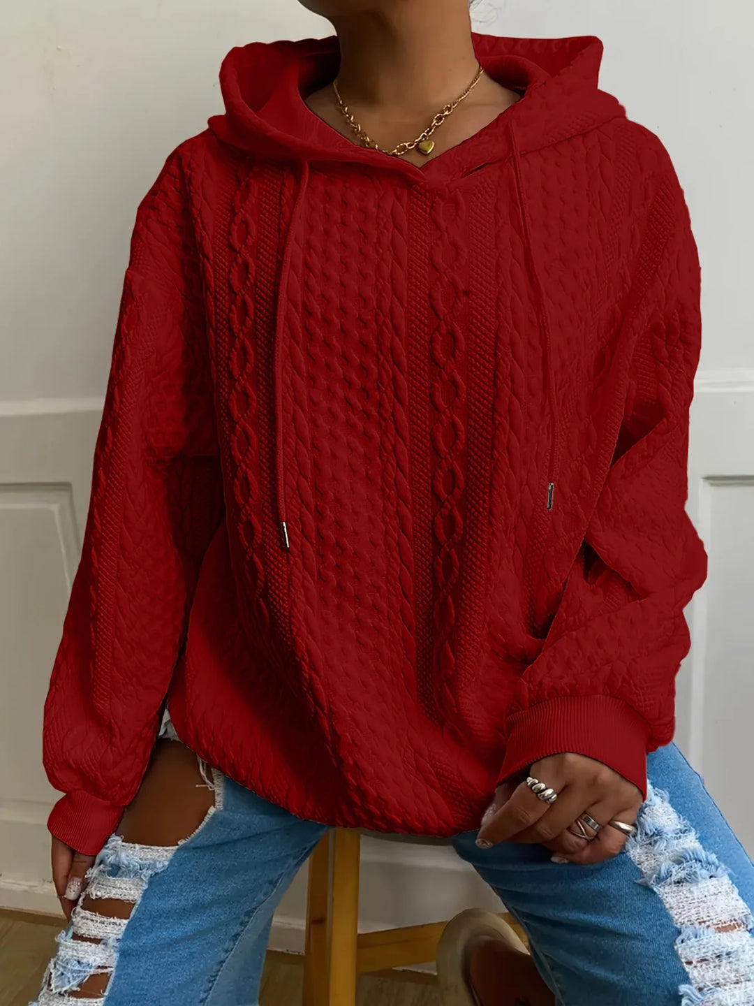Mira | Eleganter und komfortabler Damenpullover im Vintage-Look