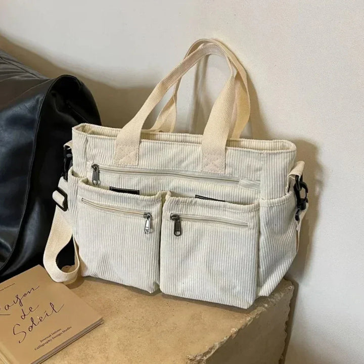Ella | Luxuriöse Cord-Tragetasche – Stil und Funktionalität perfekt vereint