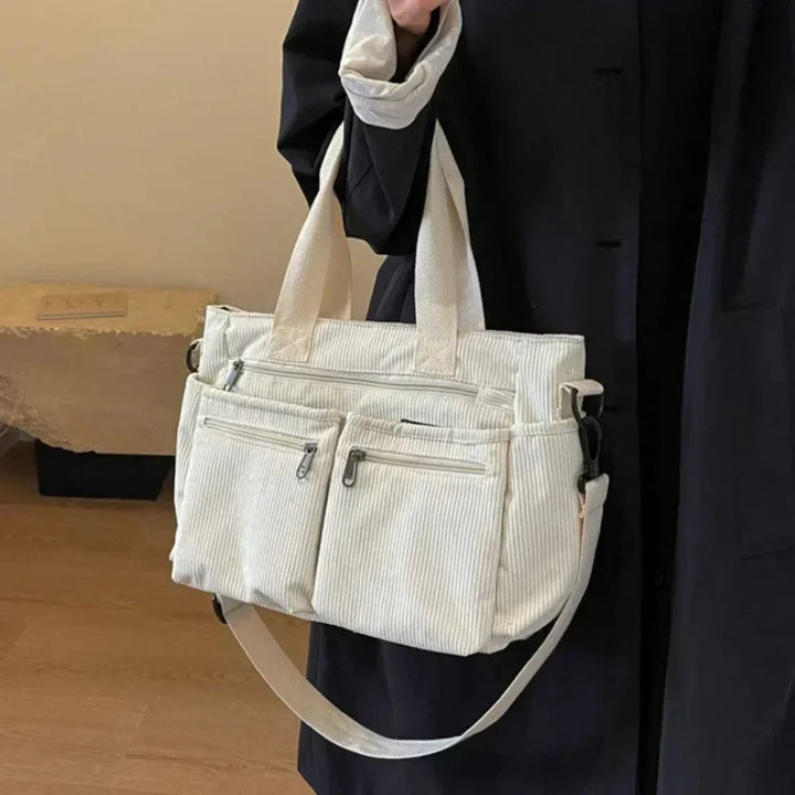 Ella | Luxuriöse Cord-Tragetasche – Stil und Funktionalität perfekt vereint
